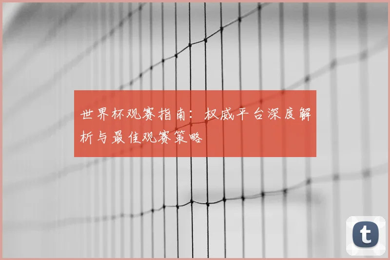 世界杯观赛指南：权威平台深度解析与最佳观赛策略